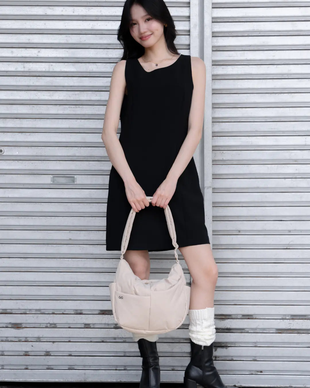 SIGNATURE POCKET CROSSBODY BAG IN POSH OAT TSL Singapore