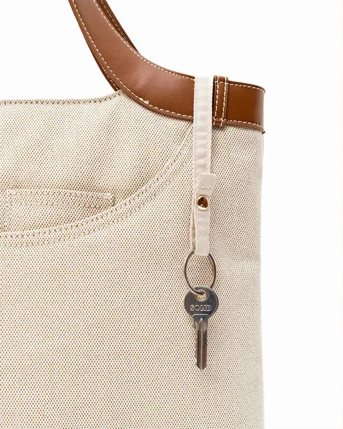 CALLY CANVAS SIGNATURE POCKET TOTE BAG - The Sophia Label