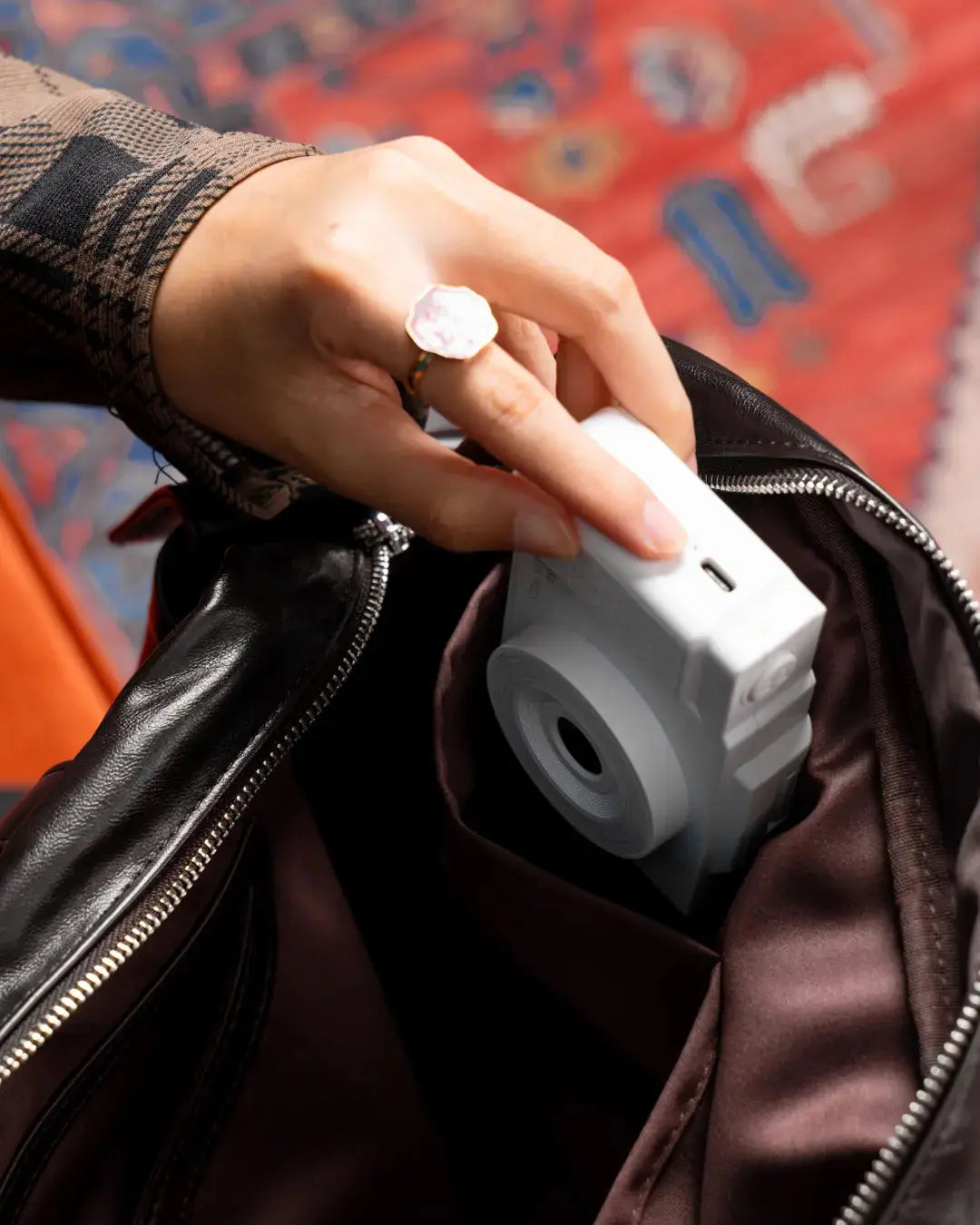 The Sophia Label - EVERYDAY CITY MINI BAG IN ESPRESSO BROWN