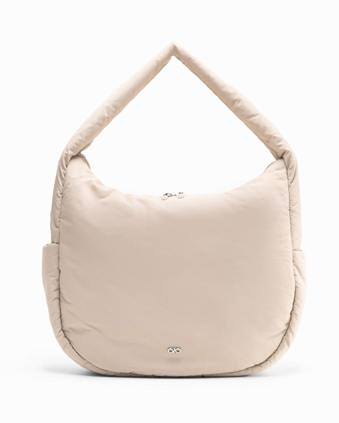 POSH SLOUCHY HOBO IN CRÈME