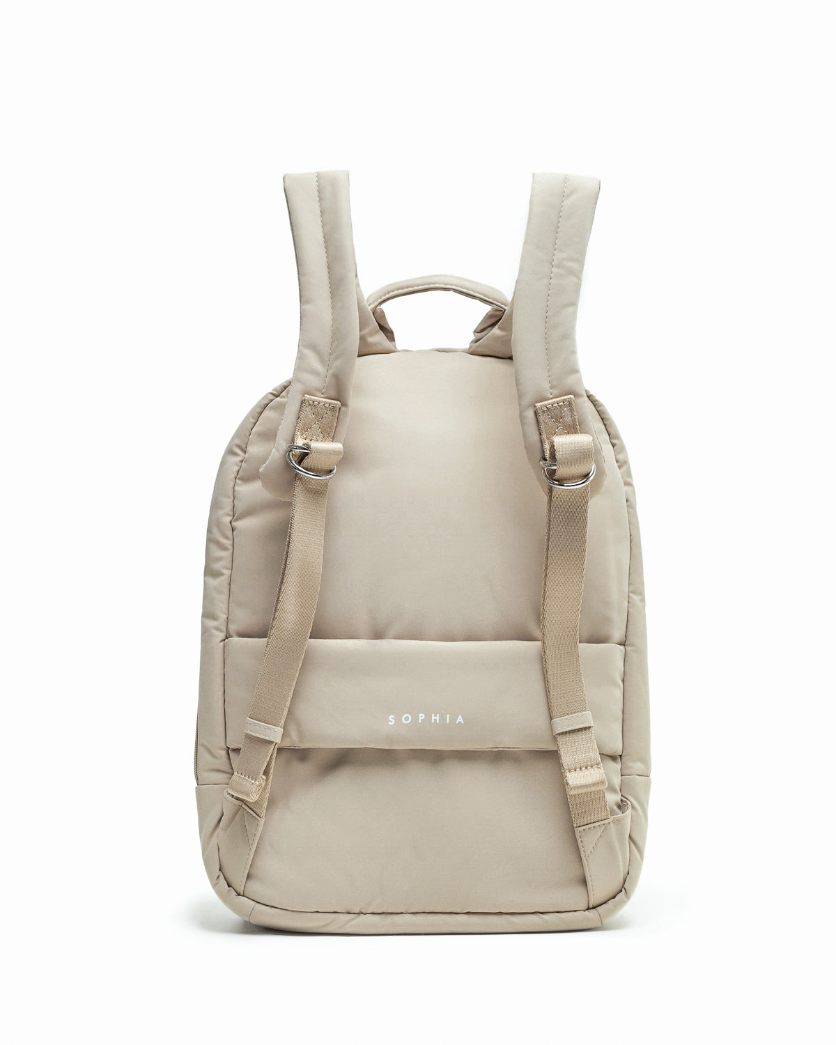 COSY LUXE COMMUTER BACKPACK IN PEBBLE