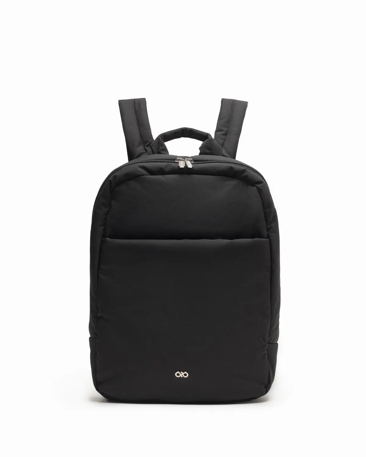 COSY LUXE COMMUTER BACKPACK IN JET BLACK The Sophia Label