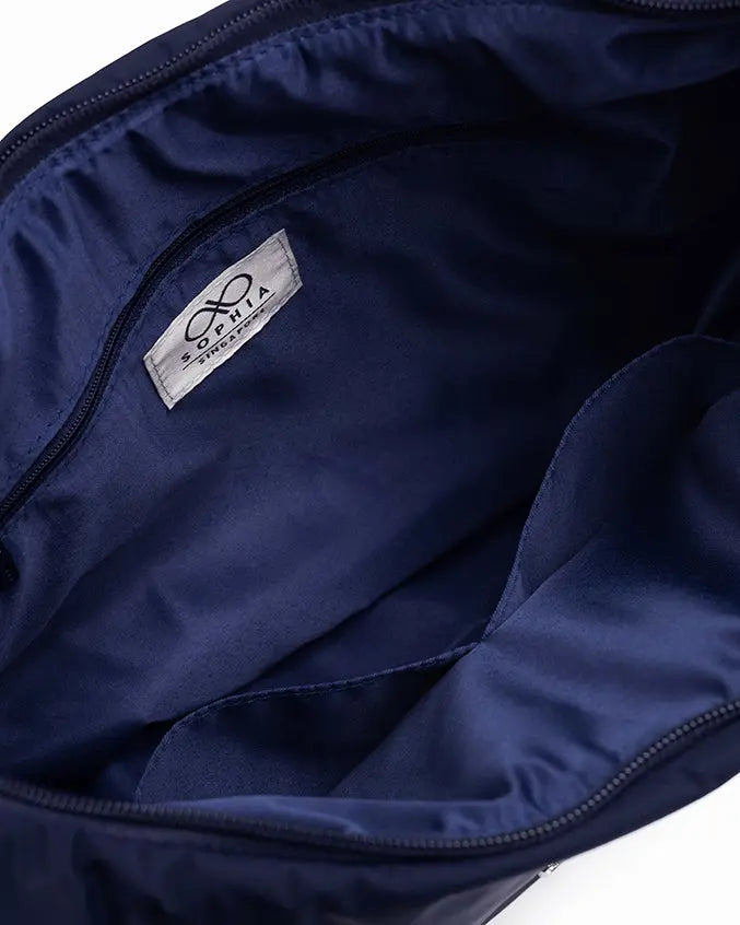 XL POSH CRESCENT BAG IN MIDNIGHT TSL Singapore