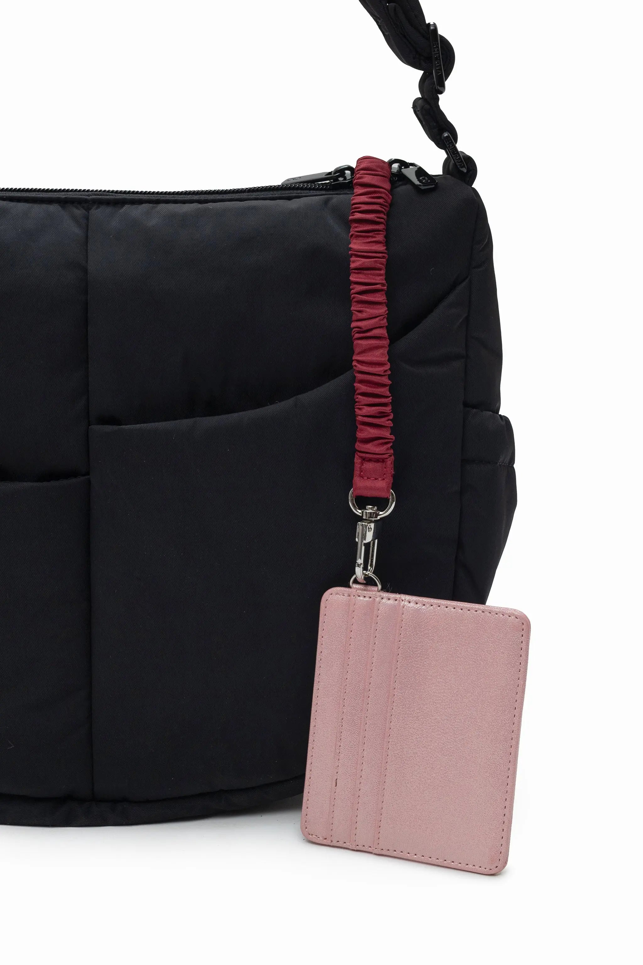 SIGNATURE POCKET CROSSBODY BAG 2.0 IN POSH JET BLACK