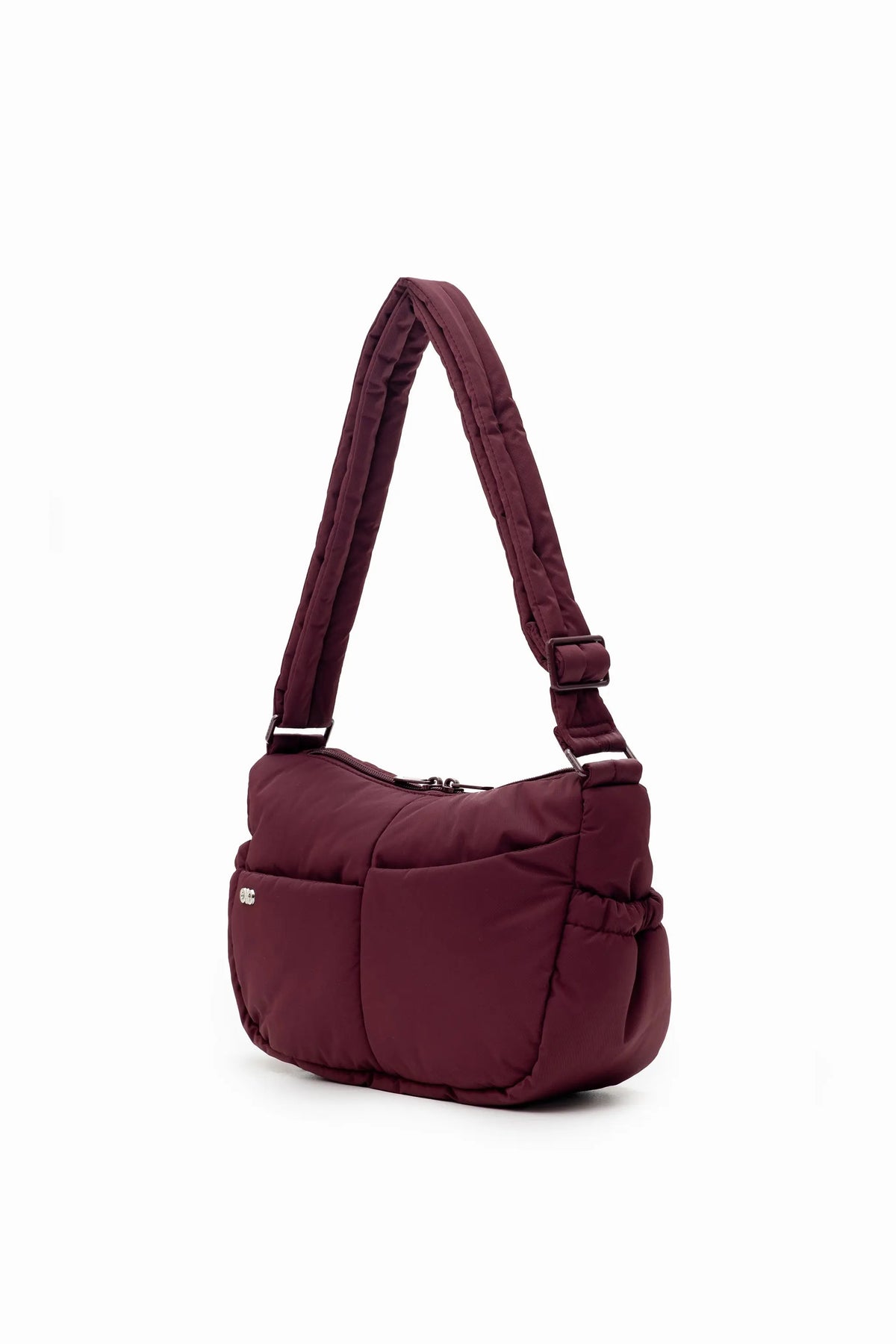 MINI SIGNATURE POCKET CROSSBODY BAG IN POSH WINE
