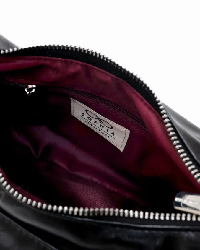 The Sophia Label - EVERYDAY CITY MINI BAG IN PANTHER BLACK