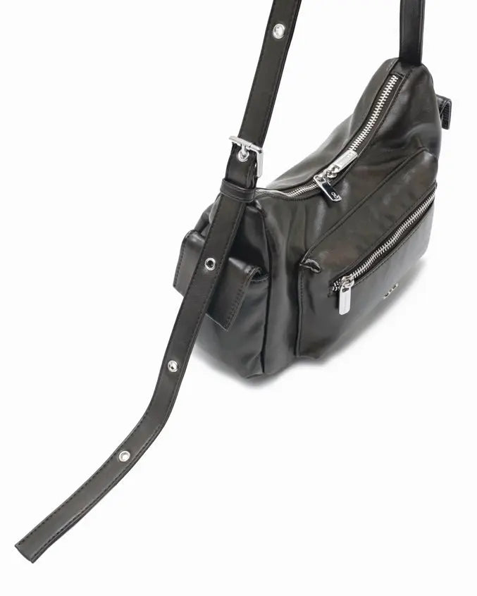 EVERYDAY CITY MINI BAG IN OBSIDIAN GREY - The Sophia Label