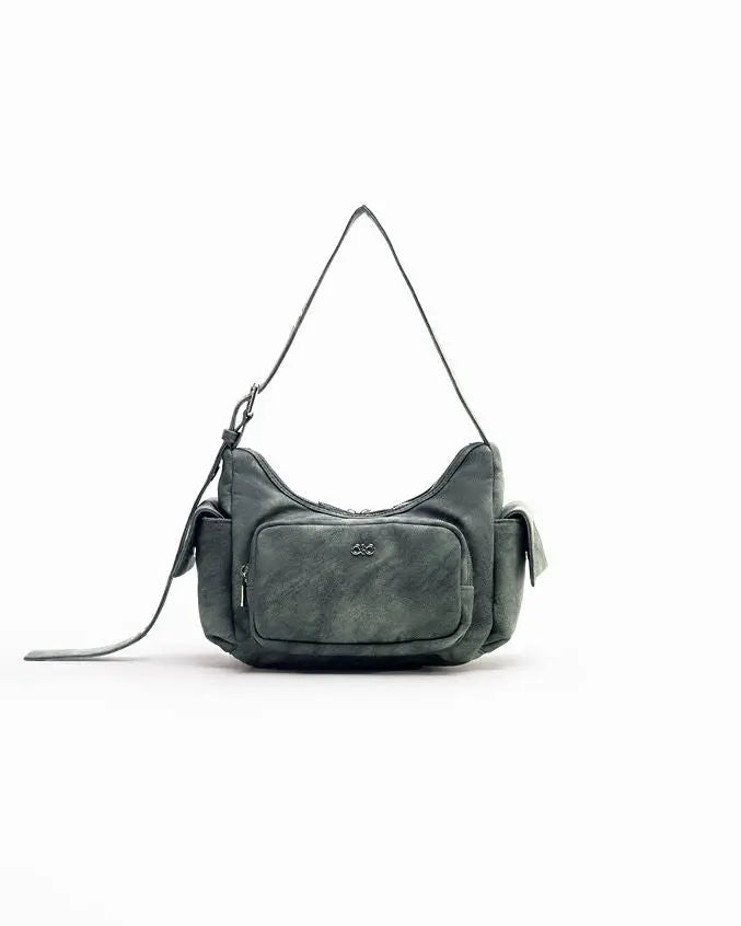 TATE POCKET HANDBAG IN MOSS The Sophia Label