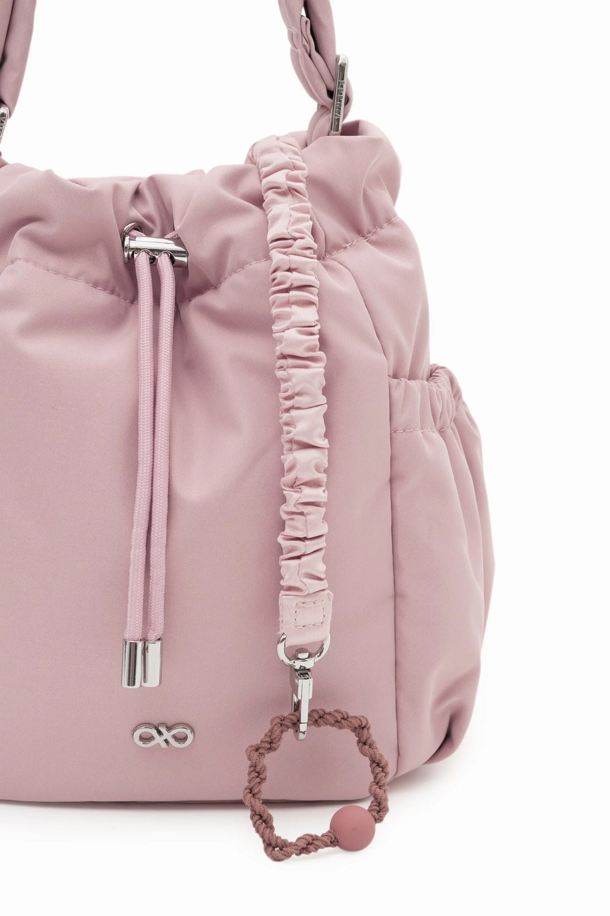 MINI COSY LUXE BUCKET BAG IN ROSY