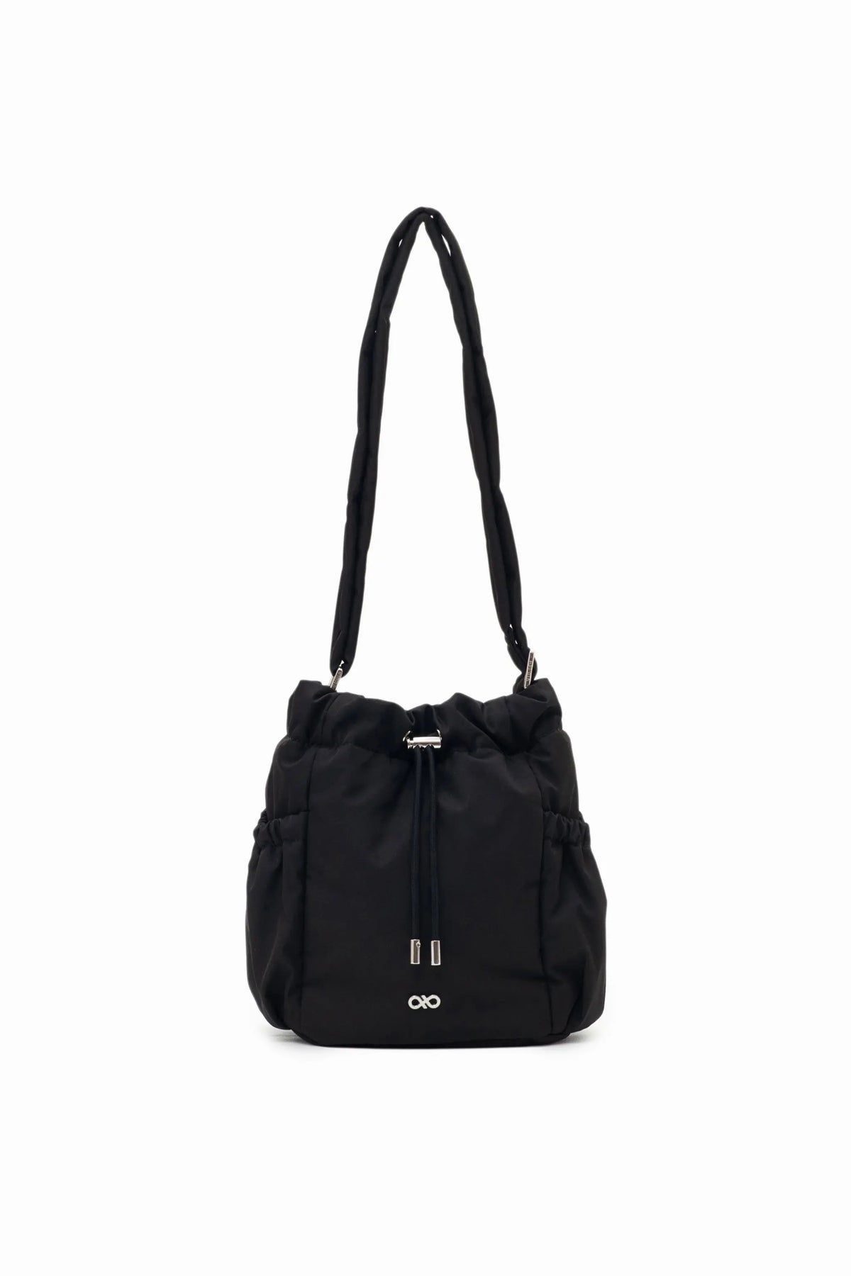 MINI COSY LUXE BUCKET BAG IN JET BLACK