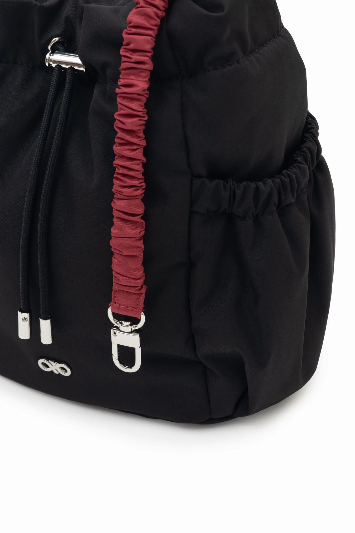 MINI COSY LUXE BUCKET BAG IN JET BLACK