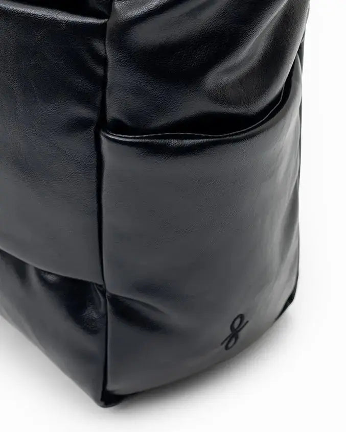 The Sophia Label - EVERYDAY CITY CUSHY TOTE 2.0 IN PANTHER BLACK