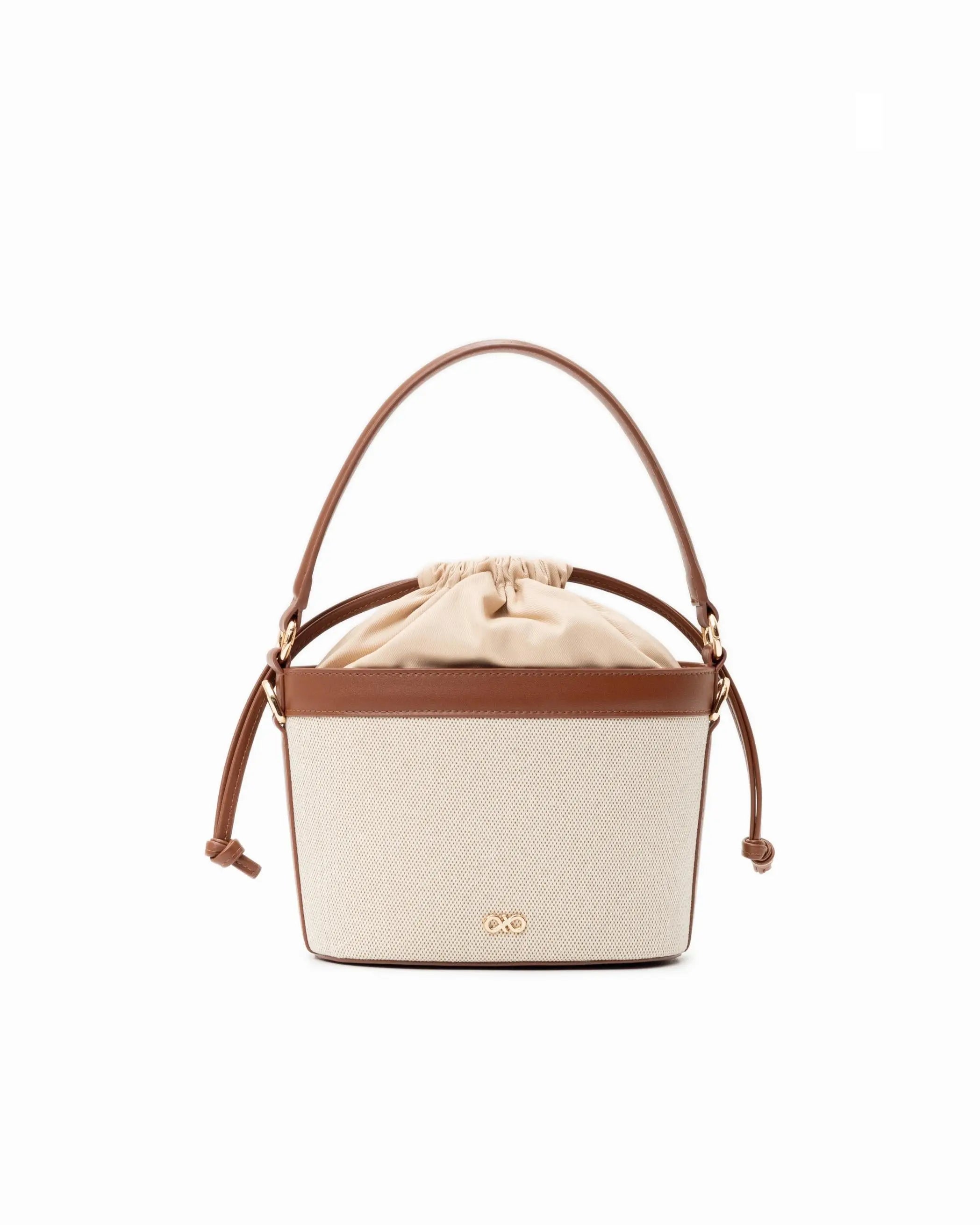 CALLY CANVAS MINI BUCKET BAG - The Sophia Label