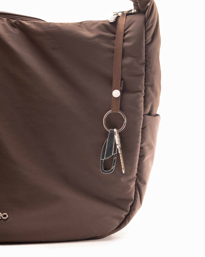 POSH SLOUCHY HOBO IN TRUFFLE