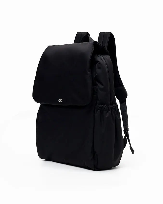 COSY LUXE UTILITY BACKPACK IN JET BLACK TSL Singapore