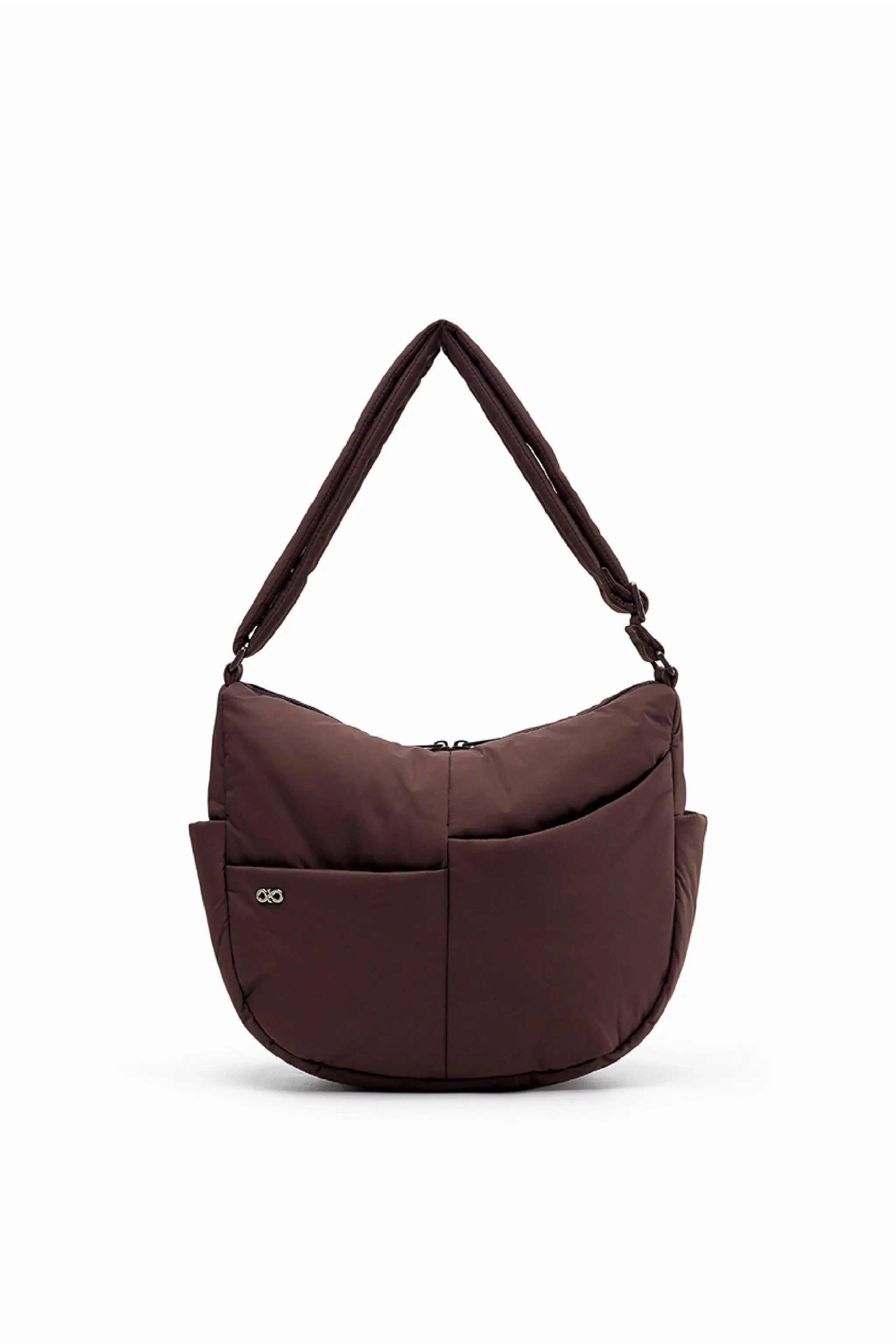 SIGNATURE POCKET CROSSBODY BAG IN POSH CHOCO