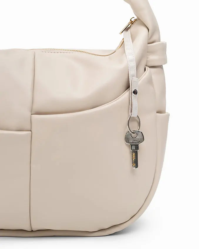 SIGNATURE POCKET SLOUCHY HOBO IN CHALK TSL Singapore