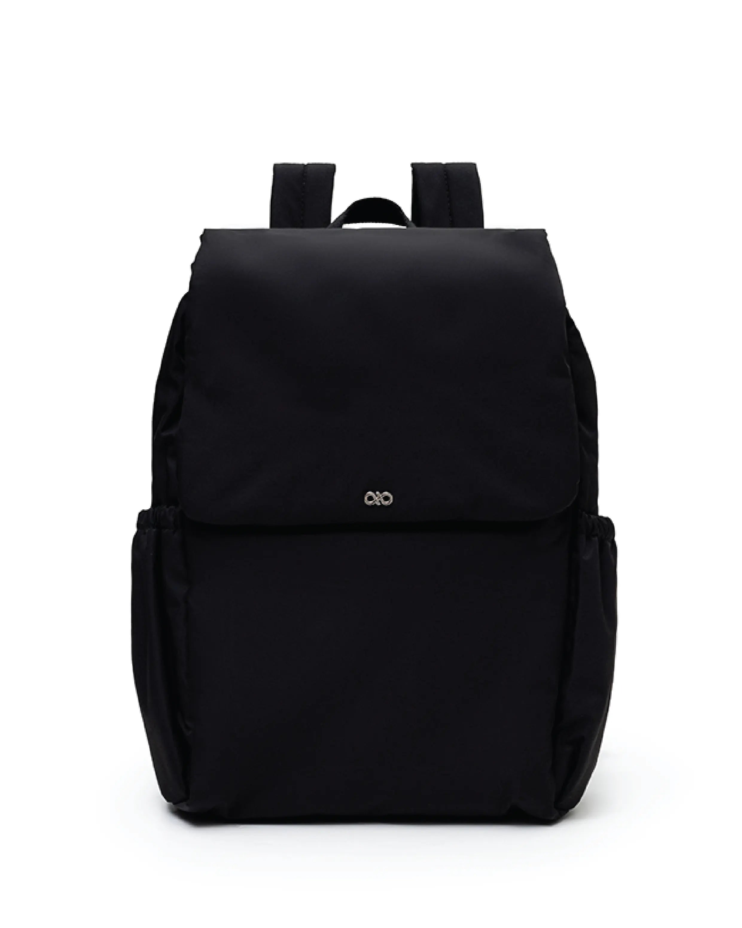 COSY LUXE UTILITY BACKPACK IN JET BLACK TSL Singapore