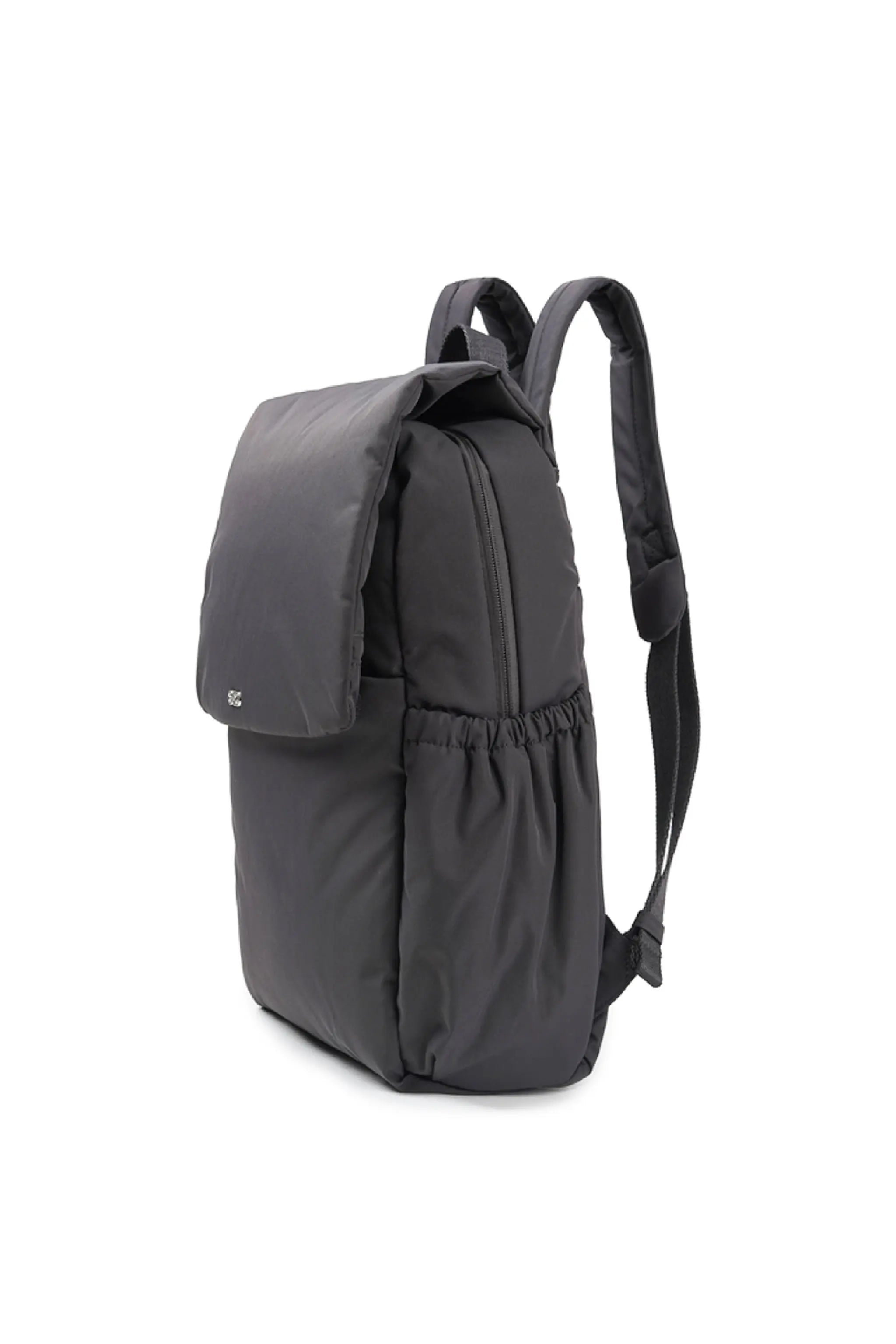 COSY LUXE UTILITY BACKPACK IN CHARCOAL