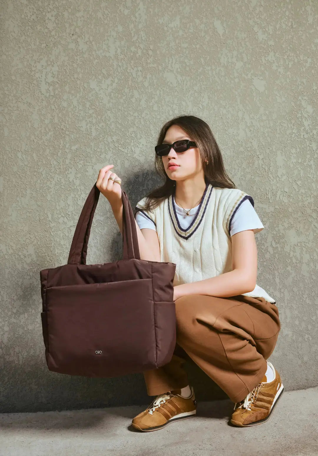 POSH TOTE BAG 2.0 IN CHOCO 