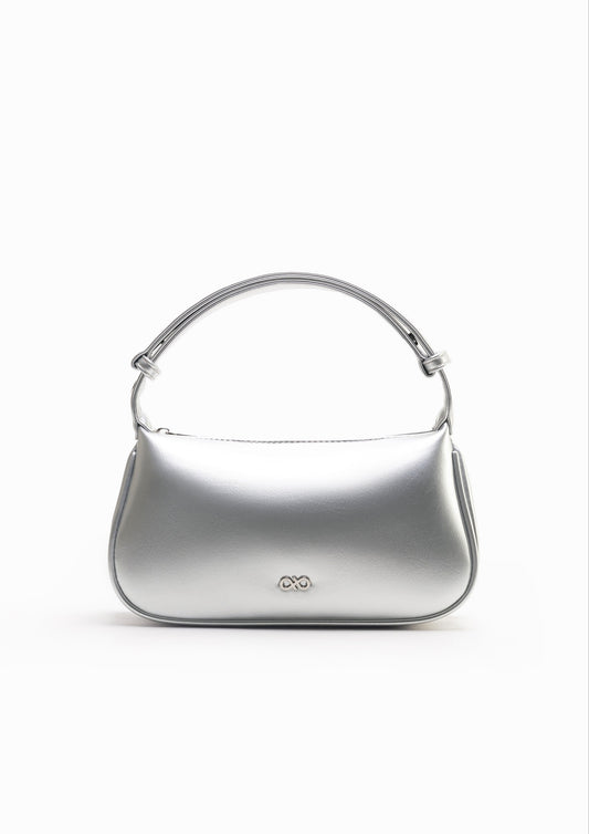 SIENA HANDBAG IN SILVER