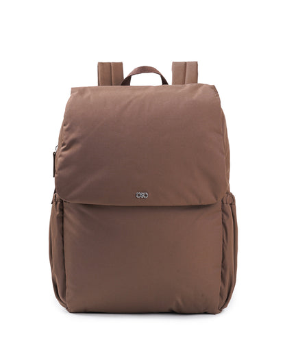 COSY LUXE UTILITY BACKPACK IN PECAN
