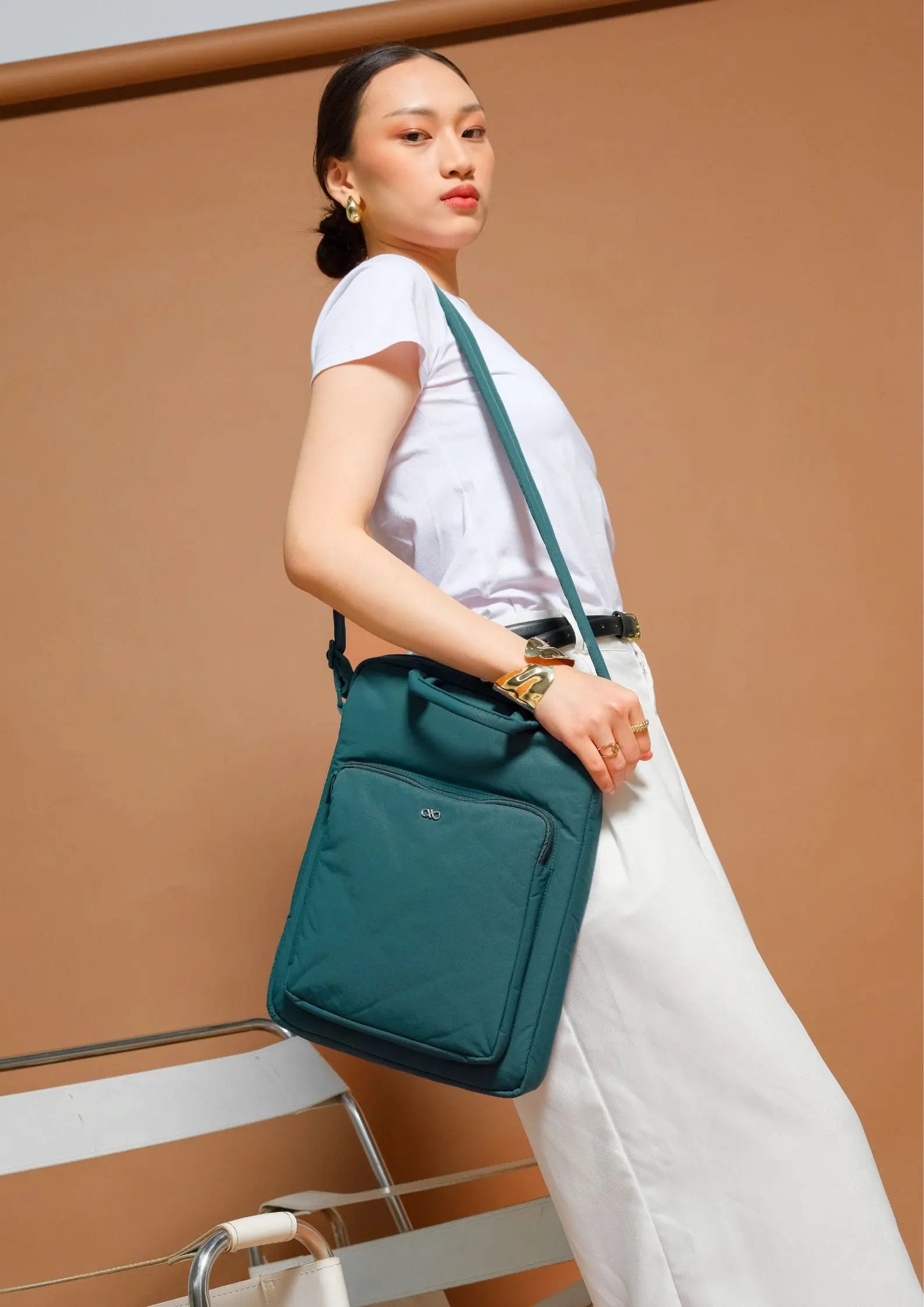 POSH LAPTOP BAG IN OASIS The Sophia Label