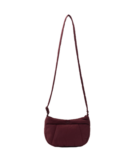 MINI COSY PUFFY CROSSBODY BAG IN WINE (M)