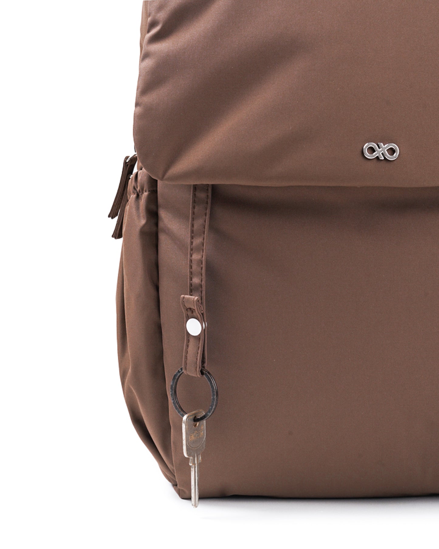 COSY LUXE UTILITY BACKPACK IN PECAN