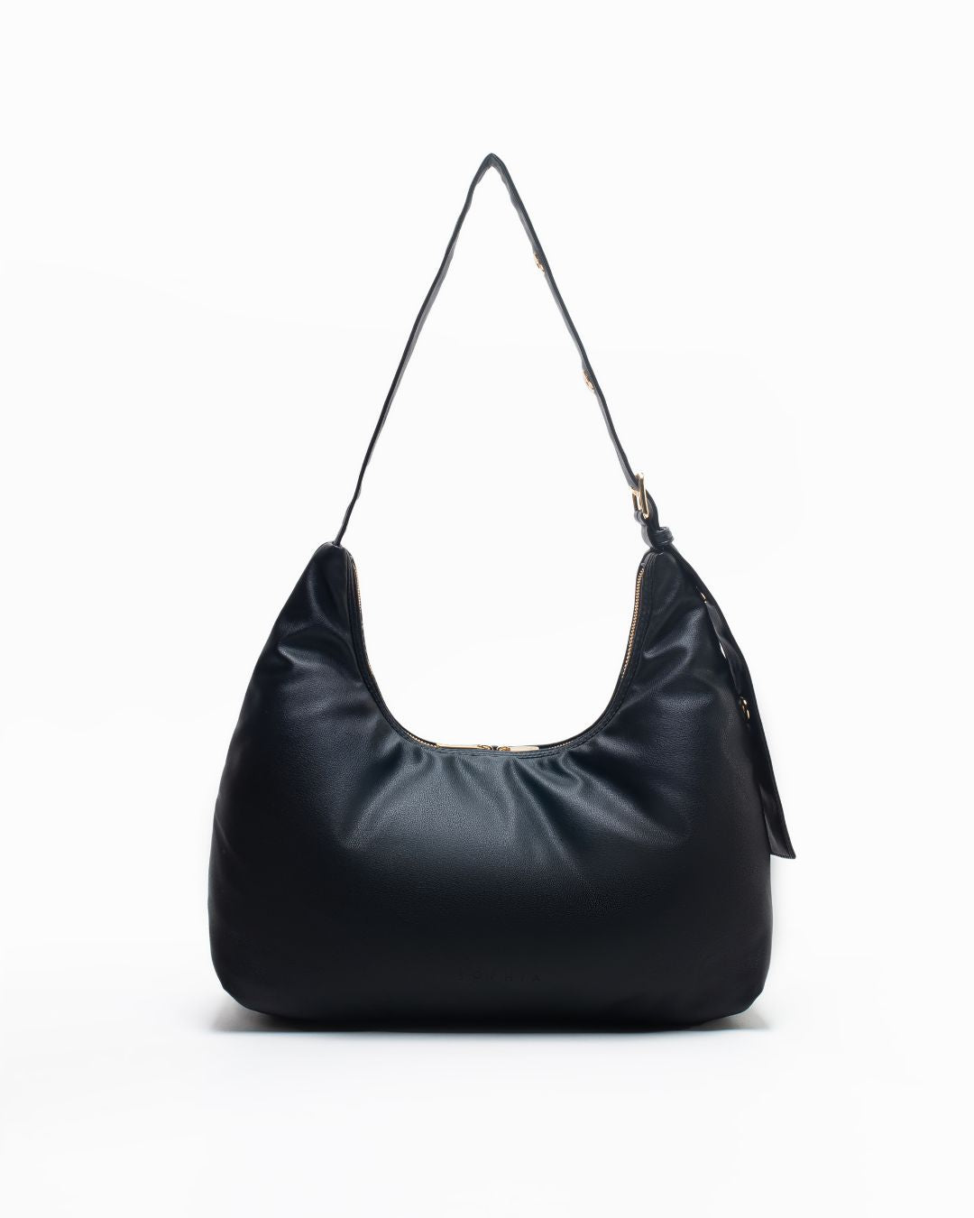 CUSHY HOBO BAG IN BLACK