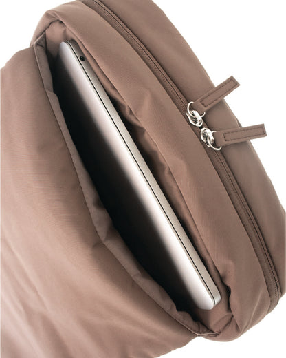 COSY LUXE UTILITY BACKPACK IN PECAN