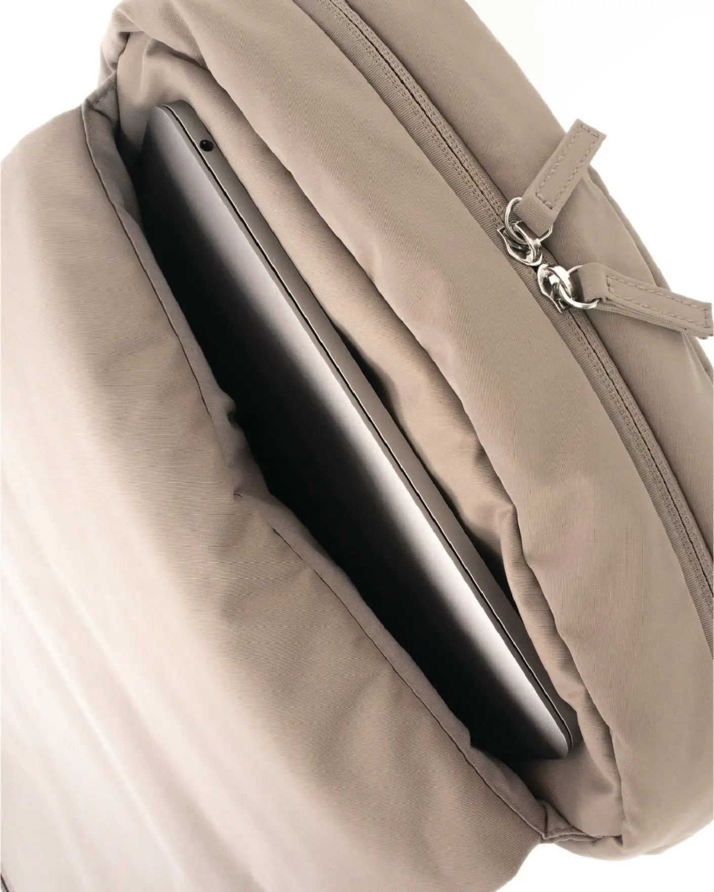 COSY LUXE UTILITY BACKPACK IN TAUPE TSL Singapore