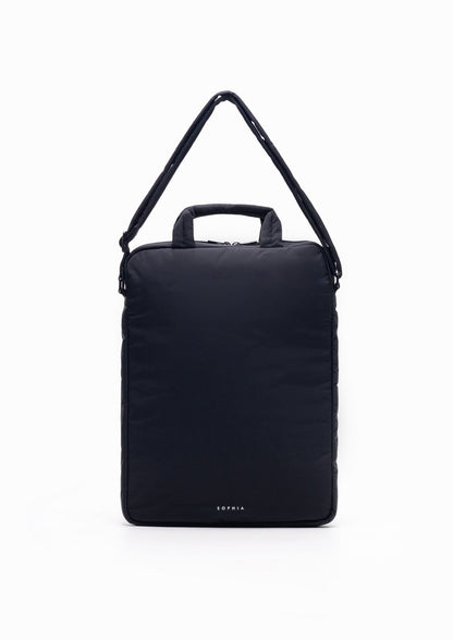 POSH LAPTOP BAG IN JET BLACK