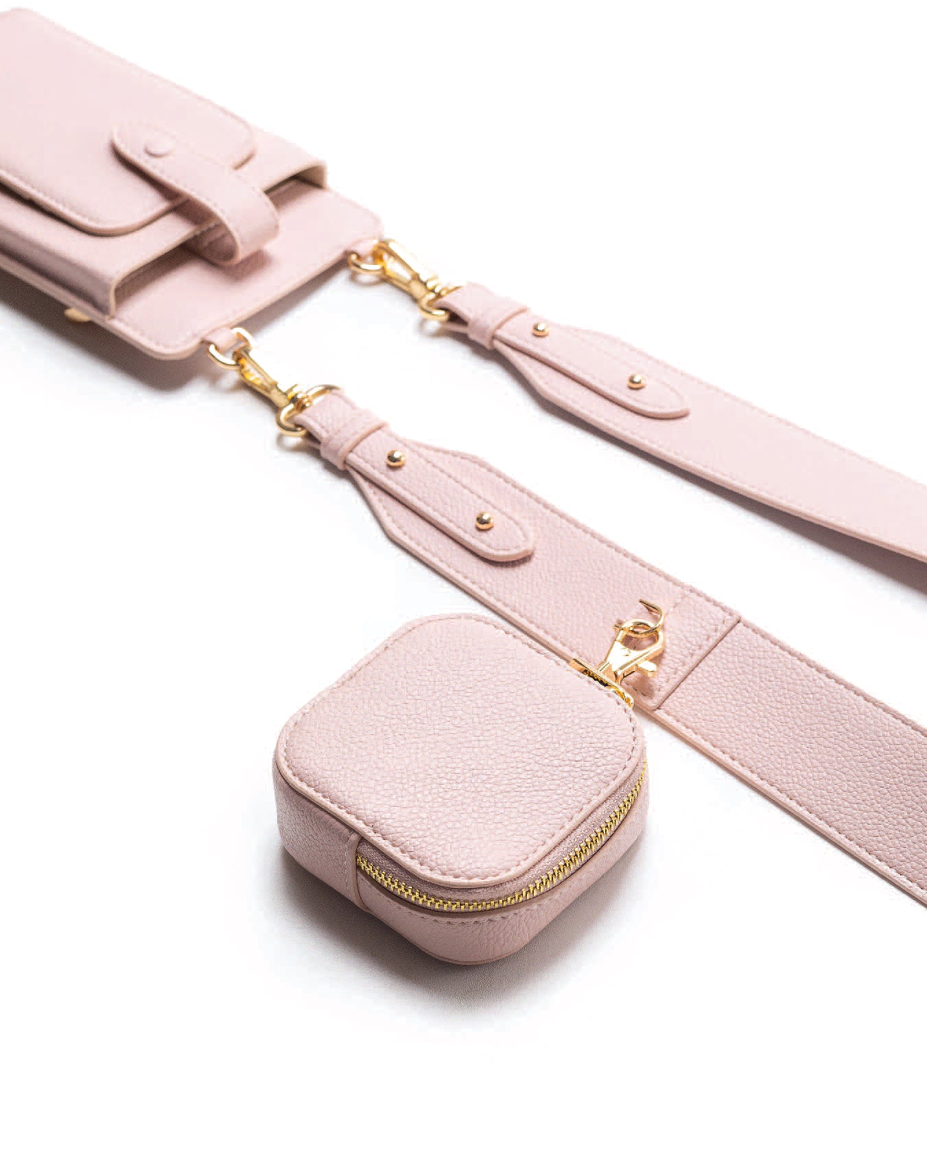ATHENA PHONE BAG IN COTTON PINK