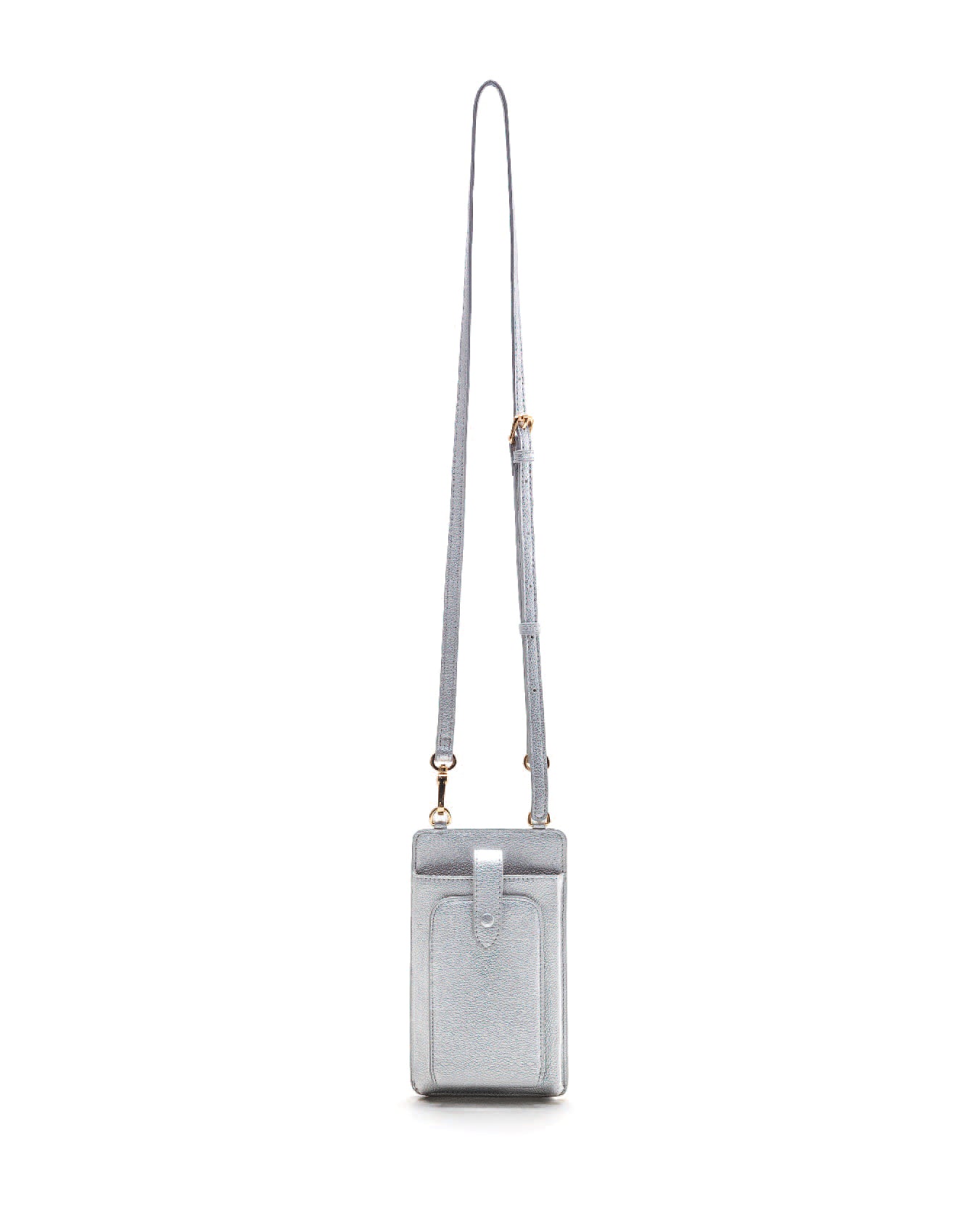 ATHENA PHONE BAG IN SILVER