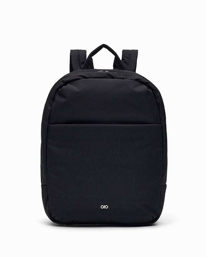 COSY LUXE XL COMMUTER BACKPACK IN JET BLACK