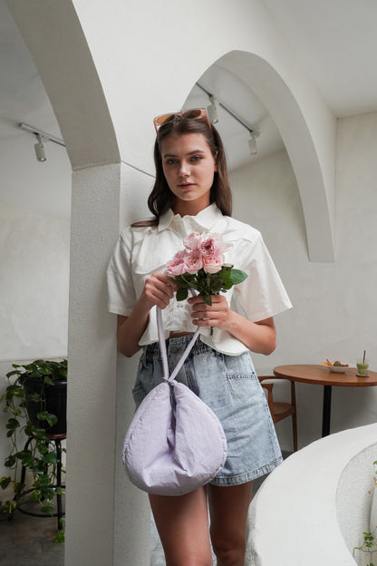 COSY FORTUNE COOKIE BAG IN LILAC