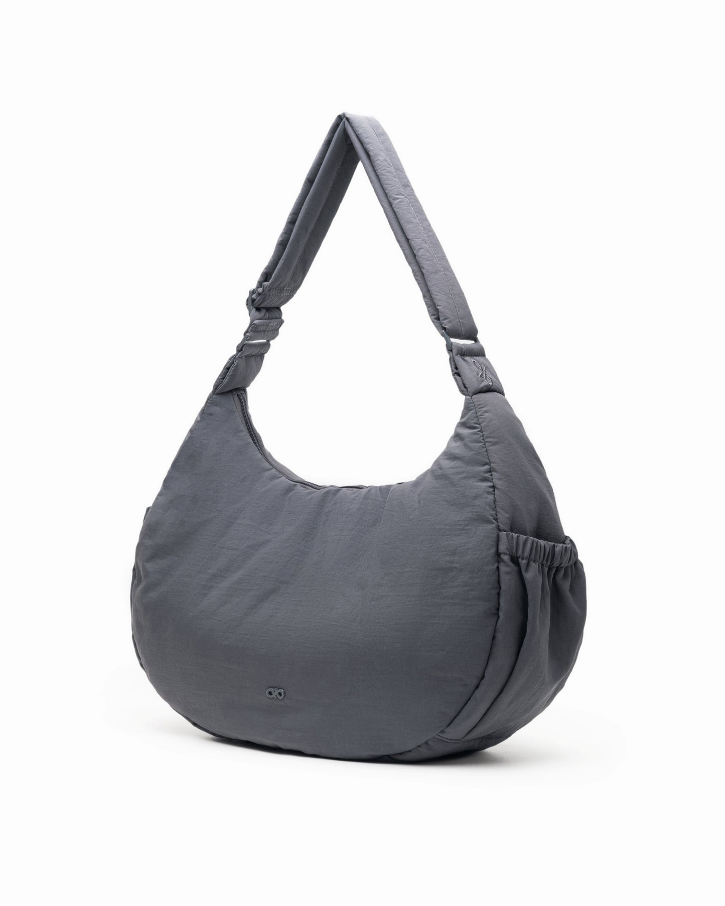 XL COSY PUFFY CROSSBODY BAG IN SMOKEY