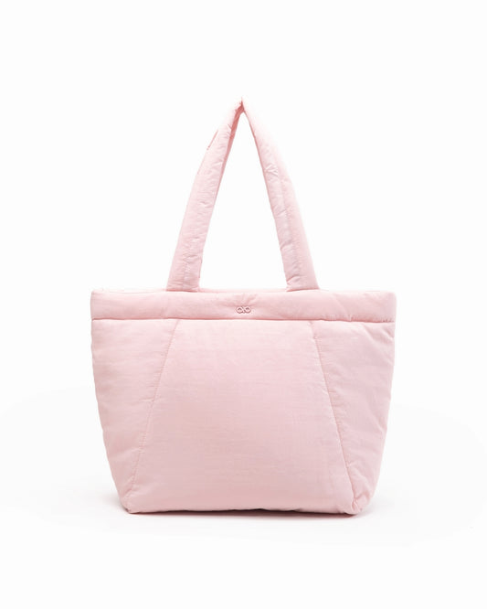 COSY PUFFY TOTE BAG IN PEONY