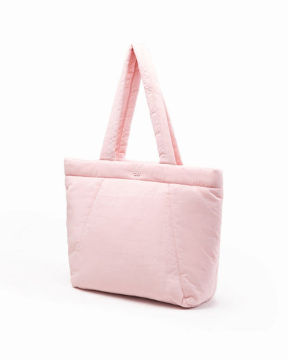 COSY PUFFY TOTE BAG IN PEONY