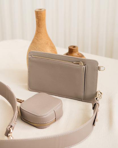 ATHENA PHONE BAG IN MOCHA