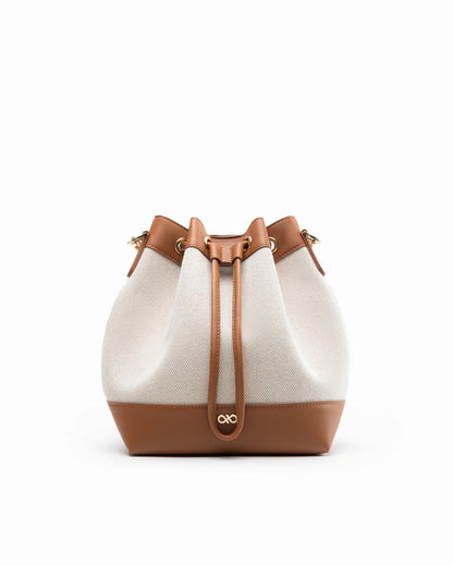 CALLY CANVAS BUCKET BAG