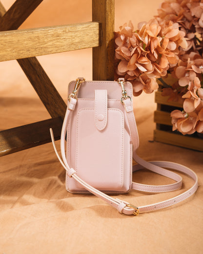 ATHENA PHONE BAG IN FAIRY PINK