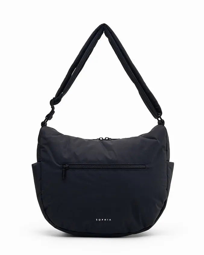 SIGNATURE POCKET CROSSBODY BAG IN POSH JET BLACK TSL Singapore