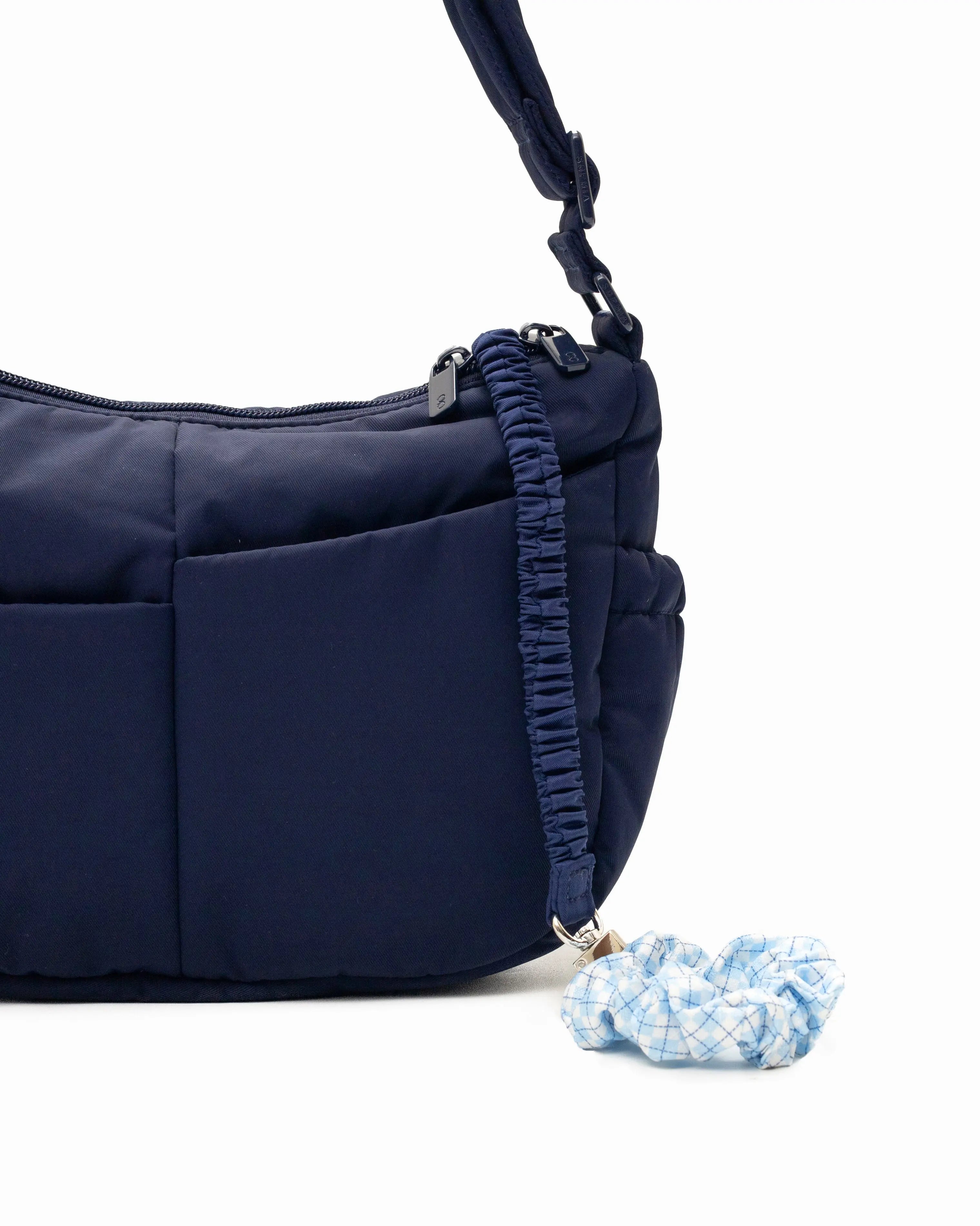 MINI SIGNATURE POCKET CROSSBODY BAG IN POSH MIDNIGHT 