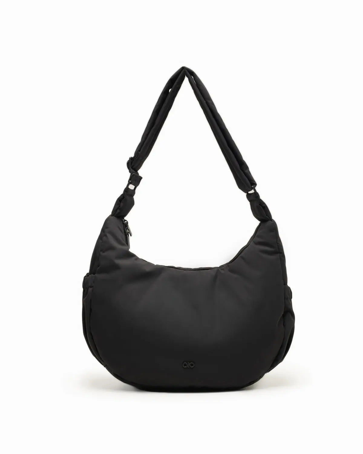 L COSY LUXE CRESCENT BAG JET BLACK The Sophia Label