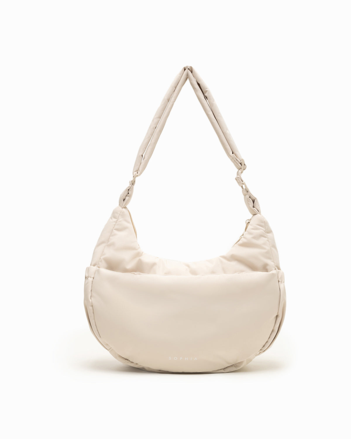 L COSY LUXE CRESCENT BAG IN OAT