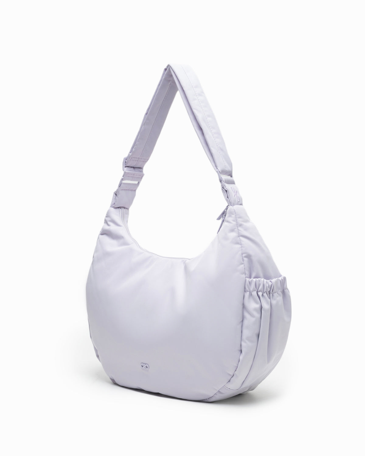 XL COSY LUXE CRESCENT BAG IN LILAC