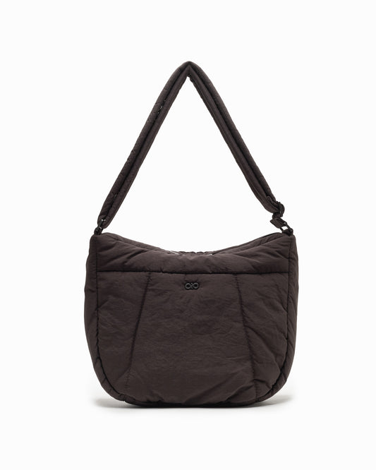 COSY PUFFY CROSSBODY BAG IN CACAO