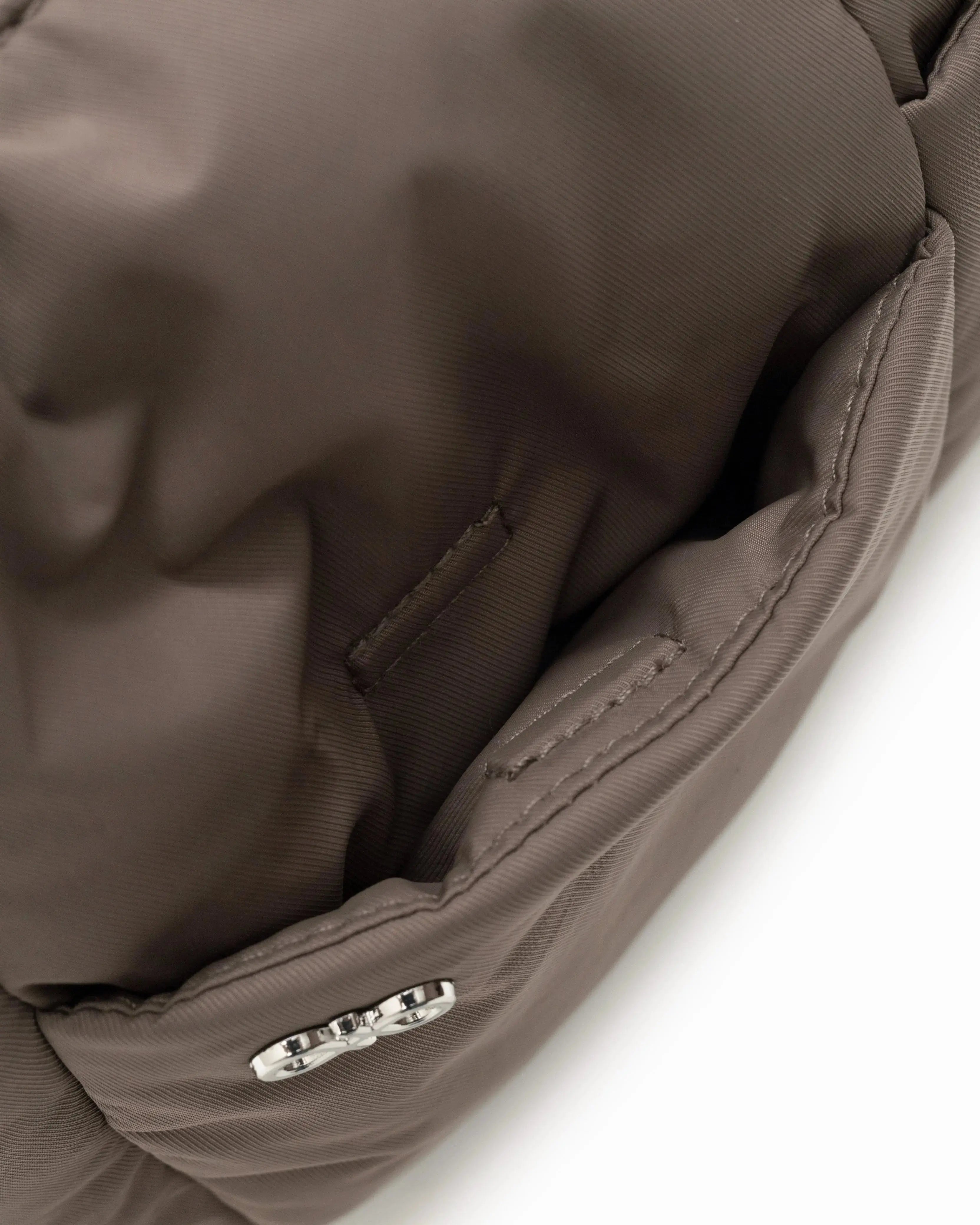 MINI SIGNATURE POCKET CROSSBODY BAG IN POSH TAUPE 
